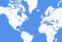 Lennot Recifestä, Brasilia Aasiaatille, Grönlanti