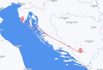 Flyg från Mostar till Pula
