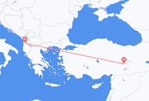 Flyreiser fra Tirana, til Malatya
