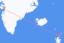 Flyg från Ilulissat till Kirkwall