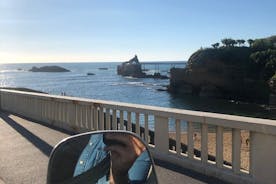 Passeio pela costa do País Basco francês em um VW Combi
