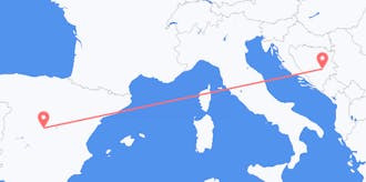 Flights from Spain to Bosnia & Herzegovina