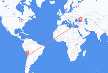 Flyreiser fra Antofagasta, Chile til Trabzon, Tyrkia