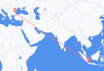 Flyreiser fra Jakarta, til Burgas