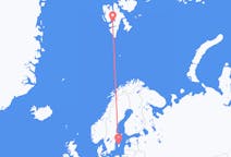 เที่ยวบินจาก Visby ถึงสฟาลบาร์