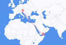 Flyg från Bosaso, Somalia till Rijeka, Kroatien
