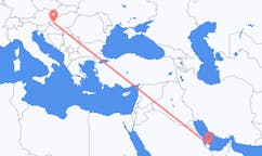 出发地 卡塔尔多哈目的地 匈牙利Heviz的航班
