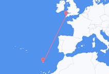 出发地 葡萄牙丰沙尔前往英格兰的紐奎的航班