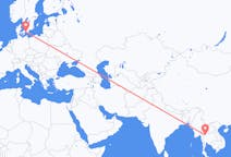 Flyreiser fra Sukhothai Province, til Malmö