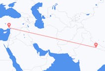 Lennot Nepalgunjista, Nepal Adanalle, Turkki