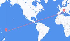 Flyreiser fra Lakeba, Fiji til Roma, Italia