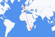 Flyrejser fra Mthatha, Sydafrika til Clermont-Ferrand, Frankrig