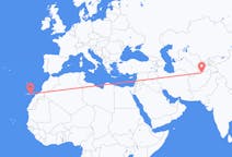 Flyrejser fra Mazar-e Sharif til Las Palmas