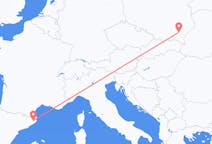 Flyreiser fra Rzeszow, Polen til Girona, Spania