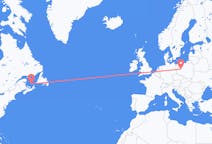 Flug frá Les Îles-de-la-Madeleine, Quebec, Kanada til Poznan, Póllandi