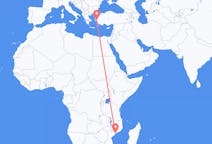 Lennot Quelimanelta, Mosambik Izmiriin, Turkki