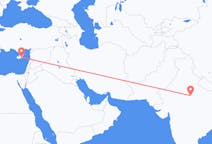 Flyrejser fra Gwalior til Larnaca