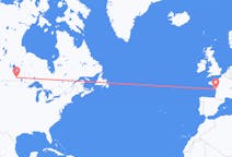 Flug frá Winnipeg, Kanada til La Rochelle, Frakklandi