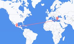 Flyrejser fra Acapulco, Mexico til Karpathos, Grækenland
