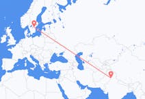 Lennot Amritsarista, Intia Linköpingiin, Ruotsi
