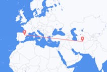 Flyreiser fra Mashhad, Iran til Zaragoza, Spania