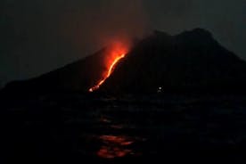 Sciara del Fuoco desde el mar, tour nocturno GRUPO PEQUEÑO