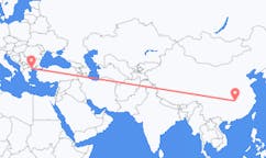 Flyreiser fra Yueyang, Kina til Kavala Prefecture, Hellas