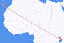 Flug frá Entebbe til Tenerife