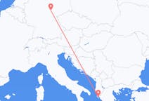 독일 에르푸르트에서 출발해 그리스 코르푸로(으)로 가는 항공편