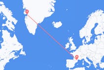 Voos de Carcassona, França para Ilulissat, Groenlândia