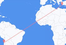Flyrejser fra Antofagasta til Rhodes