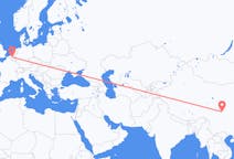 Flyreiser fra Mianyang, til Brussel