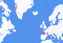 出发地 法国佩皮尼昂目的地 格陵兰西西缪特的航班