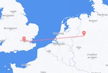 Flyrejser fra Münster til London