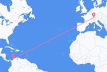 Flights from Cartagena to Zurich