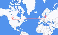 Flyrejser fra Medicine Hat, Canada til Szczytno, Polen