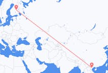 Flyreiser fra Hanoi, til Kuopio