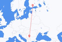 Flyrejser fra Helsinki til byen Niš