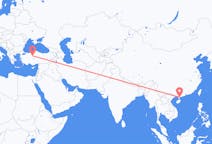 Flyrejser fra Zhanjiang til Ankara