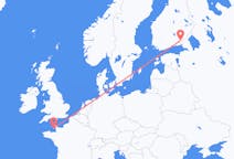 Vluchten van Lappeenranta, Finland naar Saint Helier, Jersey