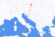 Flyrejser fra Bratislava til Palermo