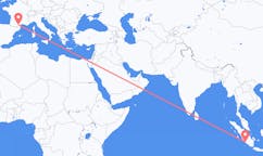 Flüge von Bengkulu, Indonesien nach Carcassonne, Frankreich