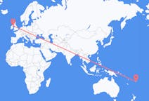 Flyreiser fra Suva, til Belfast