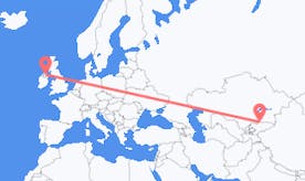 Flug frá Kirgistan til Norður-Írlands