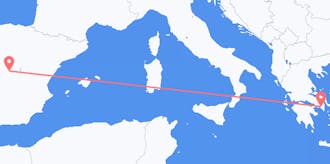 Flyreiser fra Hellas til Spania