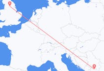 Flyreiser fra Leeds, til Priština