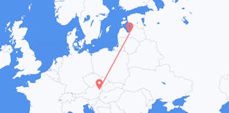 Flyreiser fra Latvia til Østerrike