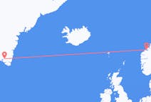 Vluchten van Narsarsuaq naar Molde