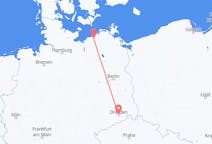 Flyrejser fra Rostock til Dresden