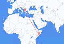 Flyrejser fra Mogadishu til Ioannina